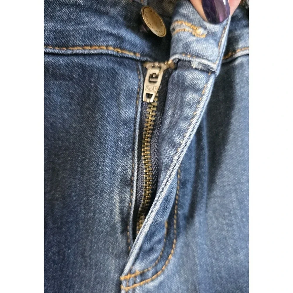 Michael Kors Skinny Jeans Women Size 8 Blue Denim Stretch Mid Rise